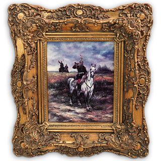 Equestrian Portrait Plaque