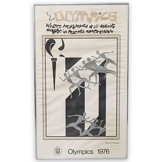 Romare Bearden Olympics 1976 Poster