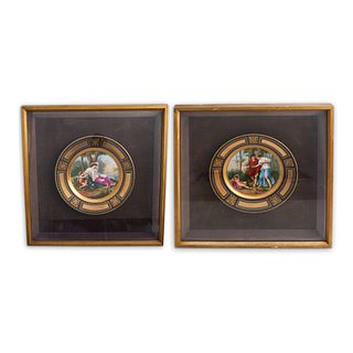 (2Pc) Royal Vienna Cabinet Plates