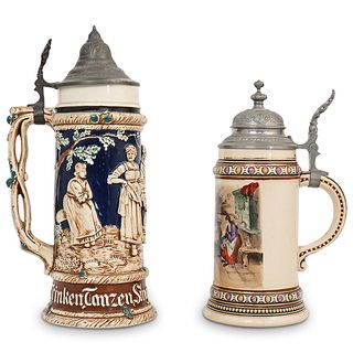 (2Pc) German Beer Stein Collection