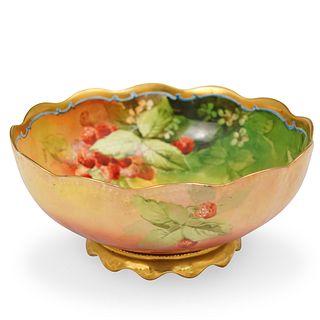 Limoges Porcelain Fruit Bowl