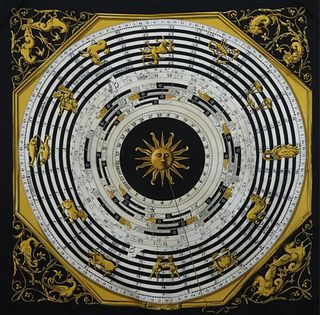 Hermes Silk Scarf - Astrologie, Dies et Hore