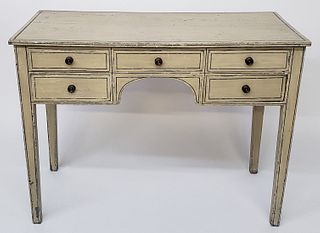 English Regency Paint Decorated Dressing Table, 19th Century