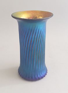 Lundberg Studios Art Glass Vase, Davenport, California