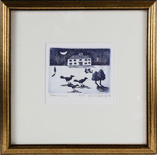 John Lochtefeld Limited Edition Print "Three Crows"