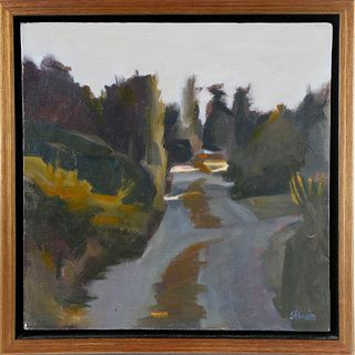Sandra Flavin Oil on Canvas "Tautemo Road Sunset"