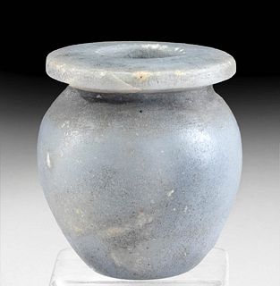 Egyptian Middle Kingdom Anhydrite Marble Kohl Jar