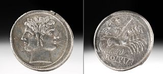 Roman Republic Period Silver Didrachm
