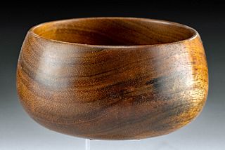 20th C. Hawaiian Koa Wood Bowl - Lovely Colors