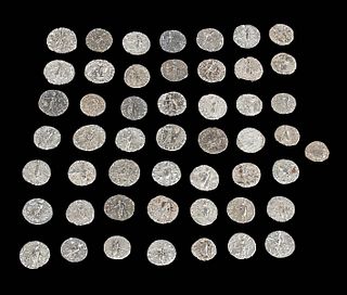 50 Ancient Indo-Scythian Silver Coins