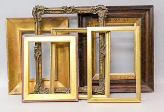 Lot of 6 Frames of Various Sizes and Styles