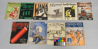 Lot Over 150 Pieces of American Sheet Music
