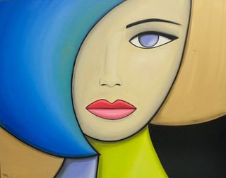 Michael Perez, Large Pop Art Girl's Face