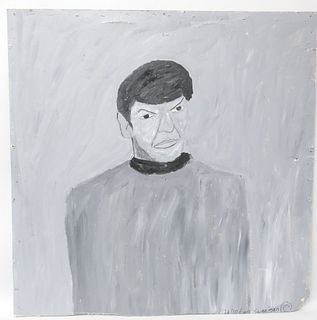 Earl Swanigan, Large Outsider Art Spock Painting