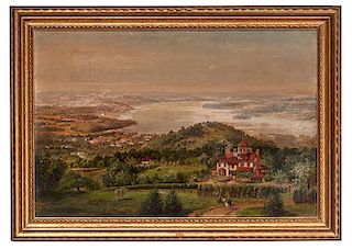 Catskill's Mountain View with Granville Perkins Provenance 