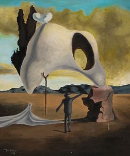 Todd Kangar, Surrealist Oil on Canvas
