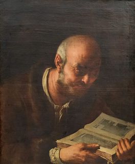 Italian Old Master Painting Depicting a Scholar