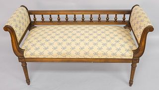 Victorian Style Upholstered Bench