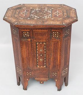 Small Inlaid Moroccan table