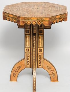 Small Moroccan Inlaid Table