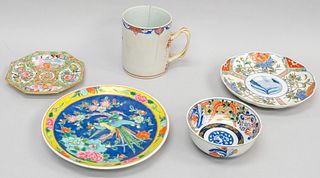 5 Piece Lot of Antique Asian Porcelain
