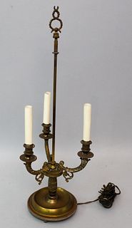 Bronze Bouillotte Lamp
