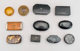 Collection of Antique Snuff Boxes
