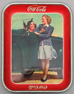 Coca-Cola Advertising Serving Tray 1942