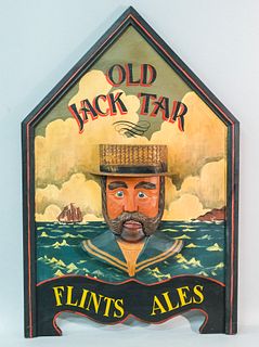 Old Jack Tar Flints & Ales Trade Sign