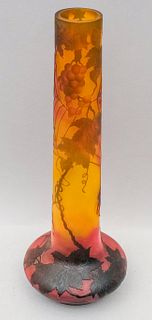 Galle Art Nouveau Reproduction Glass Vase