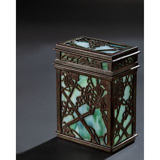 Tiffany Studios, Rare Grapevine Double Card Box