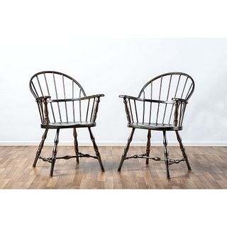 Canton Art Metal Company, Two Steel Windsor Chairs