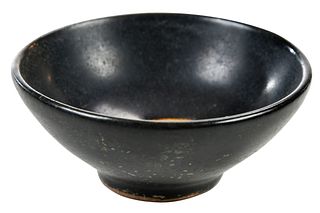 Chinese Black Glazed Jizhou Type Wine Cup