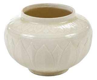 A Chinese Dingyao Porcelain Lotus Jar