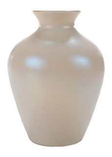 Iridescent Quezal Art Glass Vase