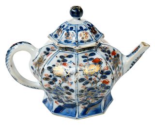 Small Chinese Imari Porcelain Teapot