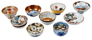 Group of 18 Assorted Ceramic Sake Cups