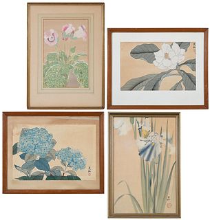 Four Kacho-e Woodblock Prints