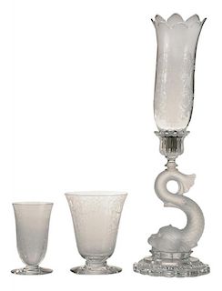 Three Pieces Baccarat Glass