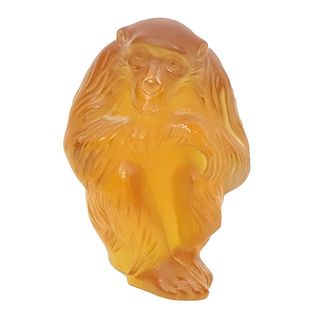 Lalique Monkey Figurine