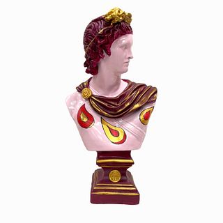 Classic Ceramic Greek Stylized Sculpture/Bust