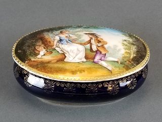 Royal Vienna Porcelain Covered Box