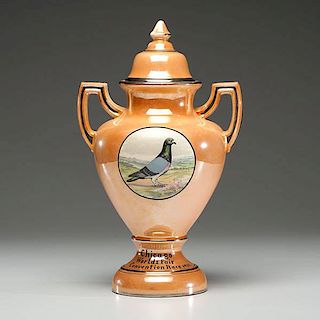 Important East Liverpool, Ohio-Made 1933 World's Fair Trophy 