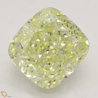 8.02 ct, Natural Fancy Yellow Even Color, VS1, Cushion cut Diamond (GIA Graded), Appraised Value: $343,200 