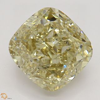 3.02 ct, Natural Fancy Brownish Yellow Even Color, VVS1, Cushion cut Diamond (GIA Graded), Appraised Value: $33,500 