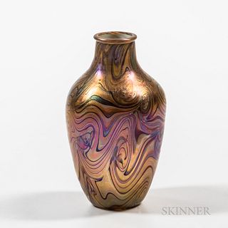 Tiffany Studios Swirled Favrile Vase