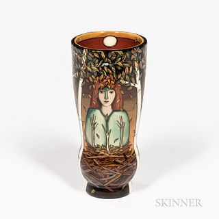 Terri Kern for Rookwood Pottery Shades of Change Portrait Vase