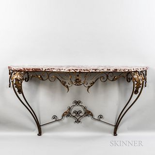 Marble-top Console