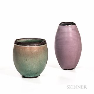 Two Otto Heino (American, 1915-2009) Studio Pottery Vases