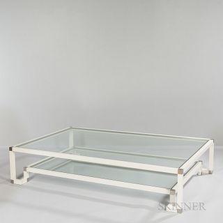 Two-tiered Glass-top Coffee Table